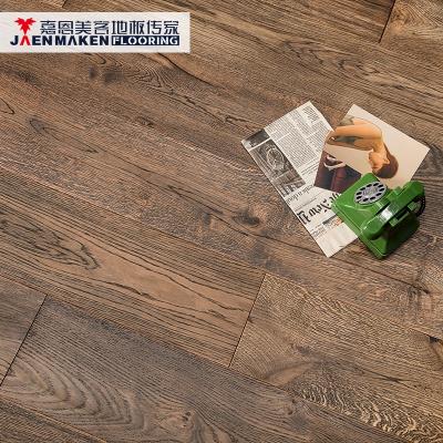 China CDE Modern Grade Engineered Hardwood Brushed White Oak Flooring for sale