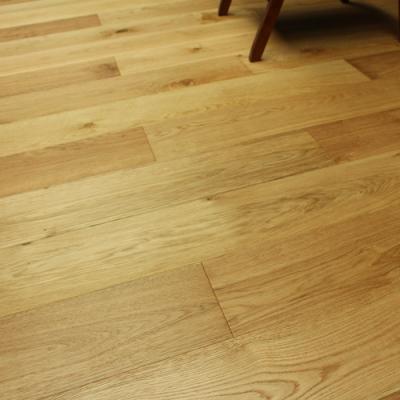 China Modern Wholesale European Brushed Natural Engineered White Oak Flooring for sale