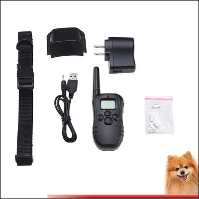 China 300M Anti Back Dog Shock Training Collar LCD Mode Display Remote Control Pet Trainer Kit for sale