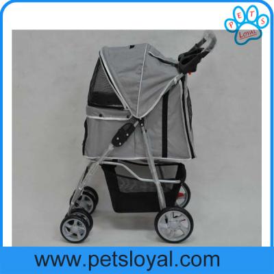 China Manufacturer High Quality Collapsible Pet Trolley Dog Stroller for sale