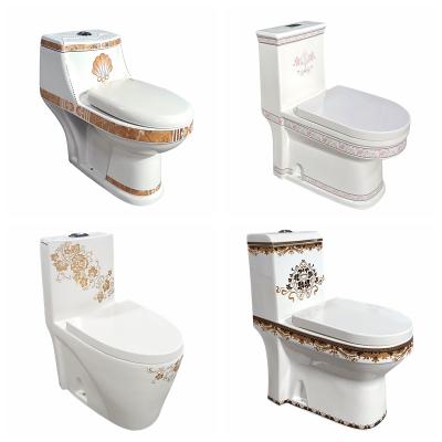 China Double-Flow Chaozhou Sanitary Factory Wholesale Color Custom Designed 4 Inch Double Toilet Decals for sale