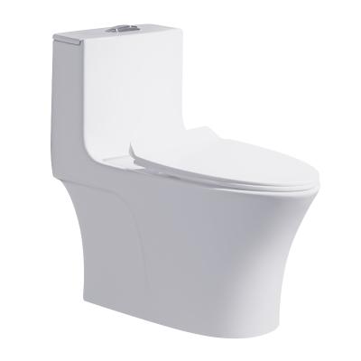 China Southeast Asia Modern Hot Selling Chinese Ceramic Toilet 4D Siphonic One Piece WC Toilet Sanitary Ware for sale