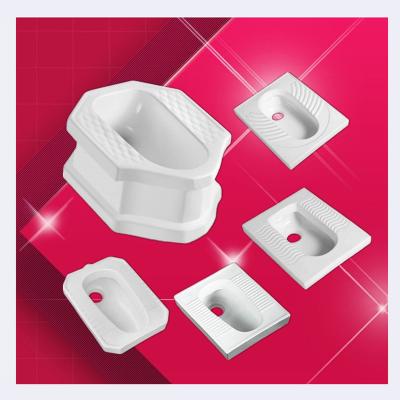 China With Hot Fender Good Price Sanitary Ware Wc Pan Ceramic Squat Toilet Squat Pan On Thailand And Vietnam Market With Platform for sale