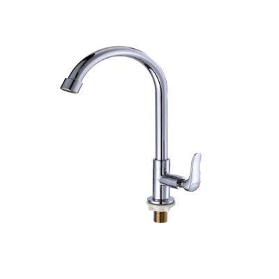 China Thermostatic Faucets Sri Lanka Deck Mounted Brass Single Sink Kitchen Cold Water Faucet for sale