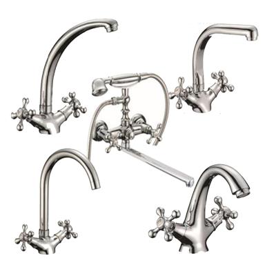 China Metered Faucets Chrome Plated Brass Plated Double Handle Wash Basin Mixer Tap With Pop 1 4 Waste 1 for sale