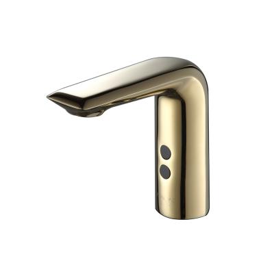 China Sense Faucets Project Brass American Standard Luxury Free Gold Sensor Gold Touch Chrome Electronic Faucet for sale