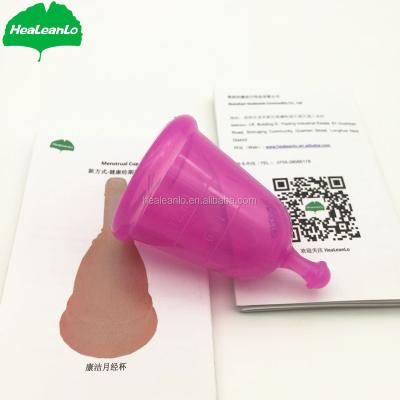 China Health Product for Menstrual Lady Period Healeanlo Medical Grade Silicone Lady Menstrual Cups Goddess Cup What Stores Sell Price for sale