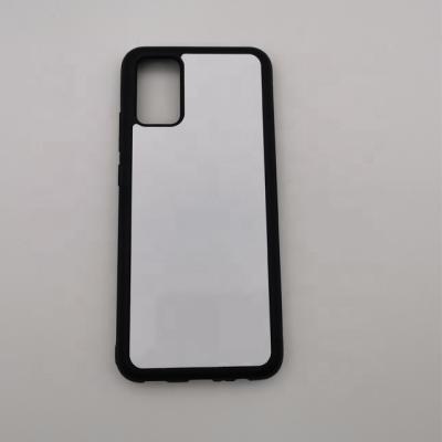 China Anti-fall 2D Sublimation TPU+PC With Aluminum Sheet Case For Samsung A02S Mobile for sale