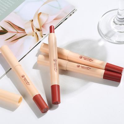 China Cheap Private Label Vegan Lipstick Waterproof Matte Lipstick Crayon 6 Color Liner Lip Liner for sale