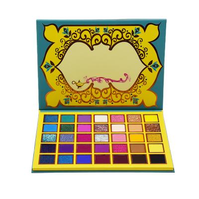 China Wholesale Makeup Manufacturer Waterproof Wholesale Color Neon Pigmented Duochrome Eyeshadow Palette 35 High Private Label for sale