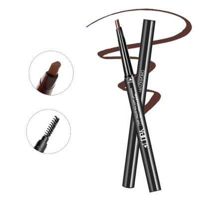 China Waterproof Private Label Double Head Automatic Rotation Waterproof Custom Eyebrow Pencil for sale