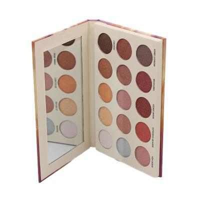 China Waterproof 15 Color Eyeshadow Makeup Palette Shimmer Matte Pigment Nude Eye Shadow Palettes Kit for sale