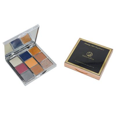 China Waterproof Hot Seller 9 Color Eye Shadow Makeup ODM/OEM Creamy Matte Eyeshadow for sale