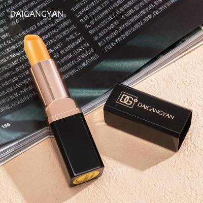 China Carotene Temperature Color Changing Lipstick Waterproof 2 In 1 Orange Light Color Lip Base for sale