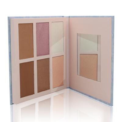 China High quality waterproof wholesale price blush 6 color private label blush palette for sale