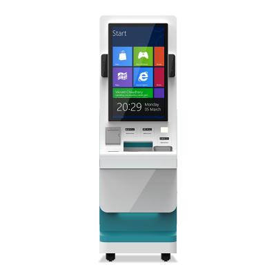 China Usingwin ST-A320 Indoor Self Service Kiosk Touch Screen Multi Type Color Card Printer Smart Terminal Kiosk for sale