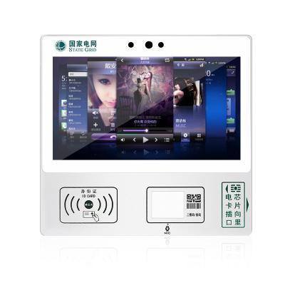 China Direct Camera Self Service Kiosk HD Card Reader Wall Mounted Government Factory Kiosk 15.6 Inch for sale