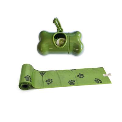 China Sustainable Disposable Compostable Pet Dog Poop Bag Dispenser Custom Printed Poop Bag for sale