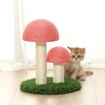 China Travel Factory Wholesale Round Cat Board Sisal Sunflower Cat Rising Cat Climbing Grab Frame for sale