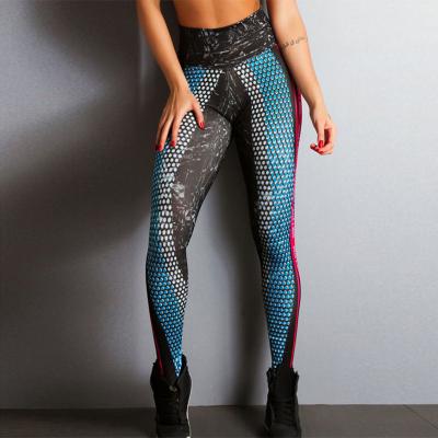 China Custom Women's Tight Yoga Fitness Tight Women's Sports Gym Digital Sports Gym Women's Yoga Pants Running Yoga Pants for sale