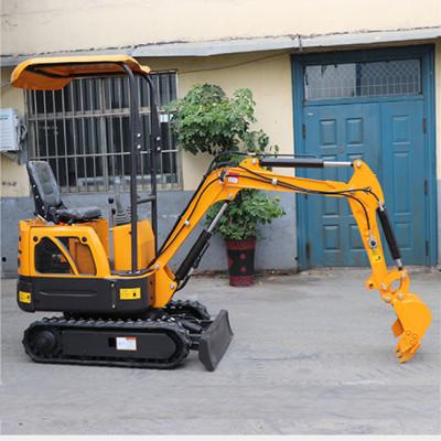 China Mini Crawler Digger Excavator 1.0kg Farm Machine with different inplements with canopy for sale