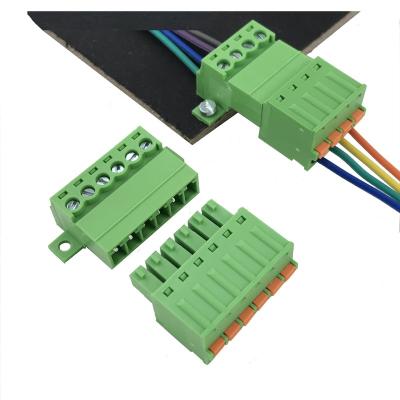 China Screwless Terminal Block PA66 Connector Male And Female Electrical Wire Connector for sale