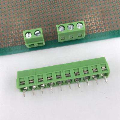 China PA66 5.0mm Pitch 10mm Height 10A Screw Terminal Block High Temperature Connector For PCB Mount XK127-5.0MM for sale