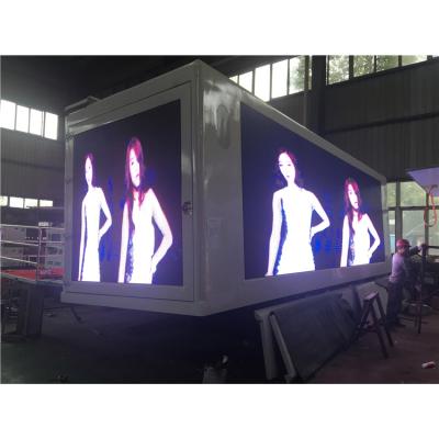 China Outdoor High Brightness P3/P4/P5 Outdoor Digital Billboard Box Mounted LED Screen TV Truck for sale