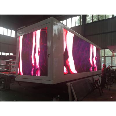 China Large Size Outdoor LED Display Outdoor Mobile Truck Body LED Advertising Box Sale In India for sale