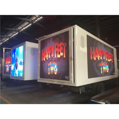 China HD P5 Outdoor Mobile Outdoor Mobile Advertising LED Truck Mounted LED Billboard Box for sale