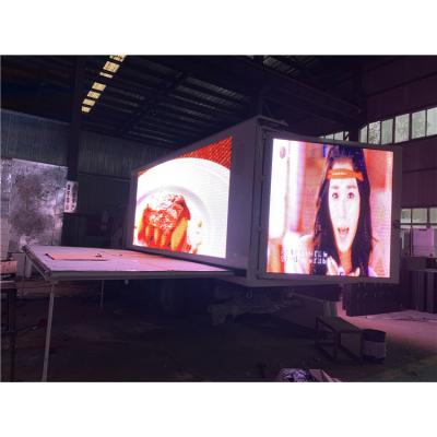 China USA Hot Sale P6 Outdoor LED Display Box Truck Mounted Mobile LED Billboard For Truck for sale