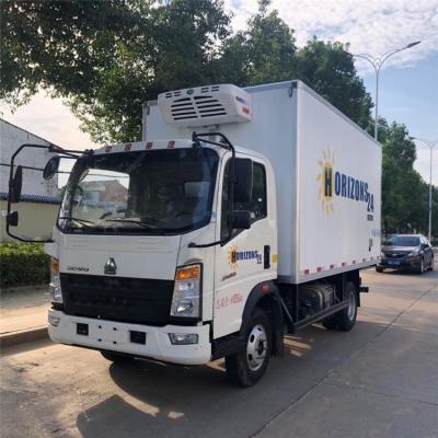 China Freezer truck SINOTRUK HOWO refrigerated truck food CLW factory supply frozen food transport truck freezer truck for sale in Congo transporter for sale