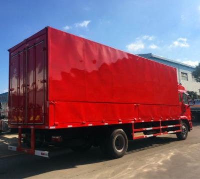 China Factory Direct Sale 10 Ton JAC 4x2 Cargo Truck With Hydraulic Side Open Van Box 10000*2550*3830 for sale