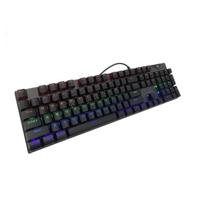 China Hot Selling Numpad 104 Keys Wired Ergonomic Mechanical Gaming Keyboard for Home Office Laptops/Commercial Local Gamer for sale