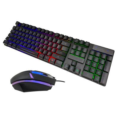 China For newcomer fashionable gaming keyboard mouse desktop gaming keyboard and mouse cable set for wholesales for sale