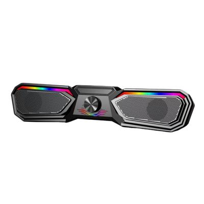 China Private & Bass Model Computer Rainbow Back Light Stereo For Game Soundbar for sale