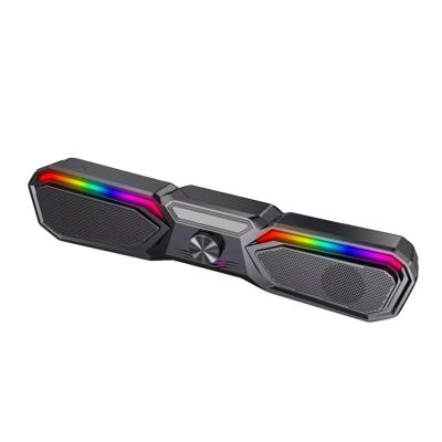 China Private & Bass Model Computer Rainbow Back Light Stereo For Game Soundbar for sale