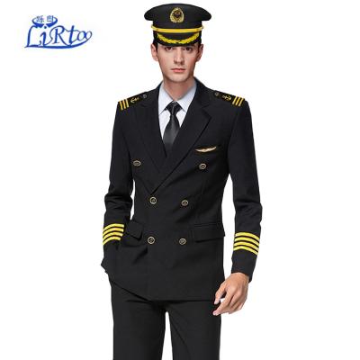 China Eco-Friendly/Comfortable/Breathable Jacket Jacket Uniform Pilot Aircraft Aviation OEM Uniform Suit for sale