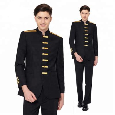 China Custom Suit Fashion Warm Up Workwear Clothes Security Guard Uniforms for sale