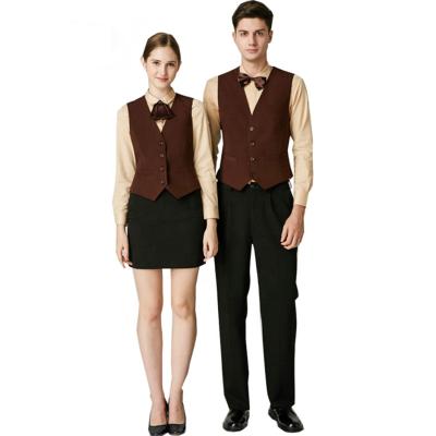 China New Design Hotel Receptionist Hotel Uniform for Front Desk Staff for sale