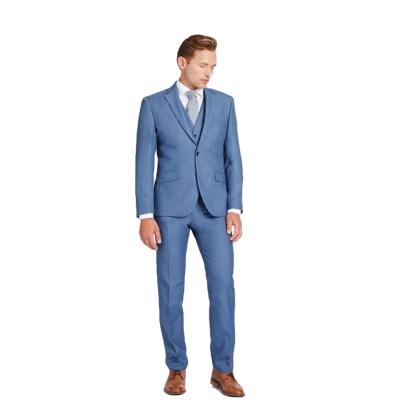 China New Latest Anti-wrinkle Mens Formal Blue Royal Blue Coat Breeches Suit Suits for sale