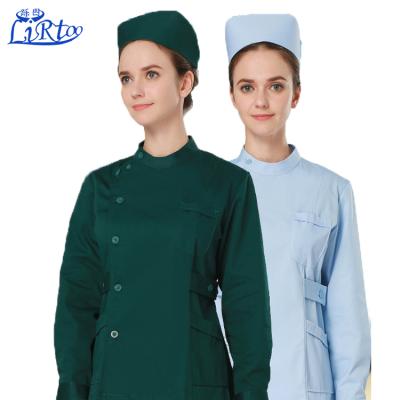 China Medical Hospital OEM Hospital Scrubs Porcelain Long Sleeve Doctors Uniform Design Pictures for sale