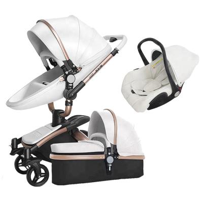 China Hot Selling Good Quality Competitive Price Lightweight Baby Carriage Baby Carriage Kinderwagen 3 in 1 Stroller Pram for sale