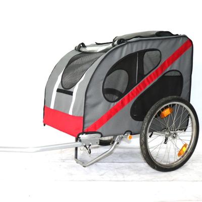 China Frame Foldable TUV/GS Certificate Popular High Quality Folding Pet Bike Trailer for sale