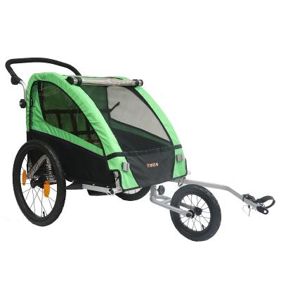 China View 2-in-1 Folding Pet Stroller Trolley Foldable Pet Bike Trailer Stroller Jogger for sale