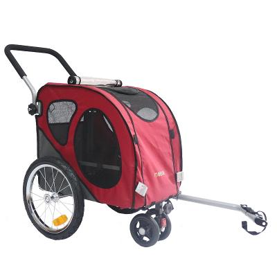 China High Quality Viable Pet Stroller 2 in 1 Pet Trailer for sale