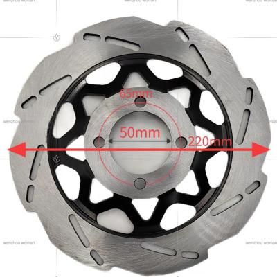 China Motorcycle 410/12cr13 Stainless Steel Front Brake Disc 220 Motorcycle Accessories Rear Brake Disc Rotor For for sale