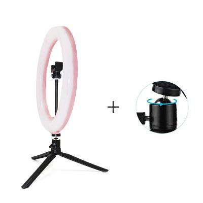 China ABS 14 Inch Ring Light with Tripod for Video Makeup Tiktok Youtube Live Streaming Fill Light Bracket Phone Vlog for sale