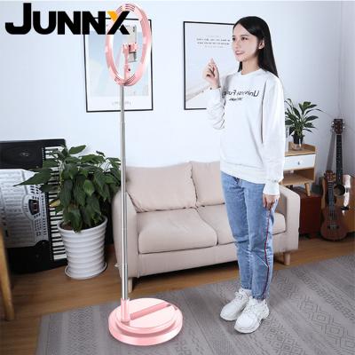 China JUNNX Mini Video Live Studio Foldable 12inch Ringlamp Dimmable Selfie Big 12 inch LED Ring Light with Tripod Bracket for Tik Tok for sale