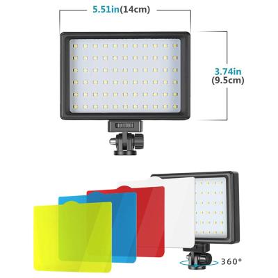 China RGB LED Remote Control Photography Lighting 66 LEDs 3500-5600K with Square Tripod Stand Light (AA) for sale